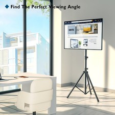 BONTEC Tripod TV Stand for most 32-60 inch Flat&Curved Plasma/LCD/LED Screens