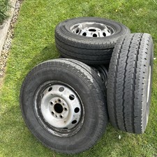 VancoCamper Steel Wheels continental tyres 225/75/R16CP 116Load R-Speed Set Of 4