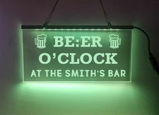 Led Bar Sign, Beer O Clock
