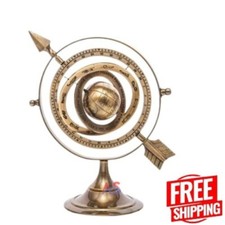 Metal armillary sphere with