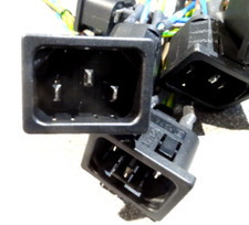 25 IEC snap in power inlet plug P575 PX0575 panel socket C14 pre-wired