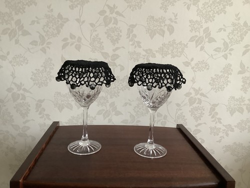 Crocheted jug drinks covers - crocheted,