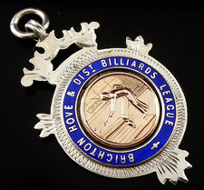 Sterling Silver Gold & Enamel