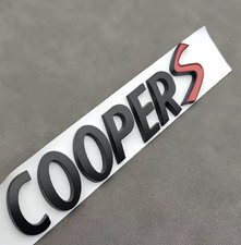 Gloss Black Mini Cooper S Rear