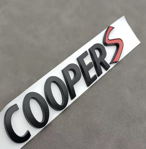 Gloss black mini cooper - cooper, rear