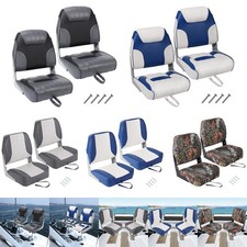 Set of 2 Folding Low-Back Boat