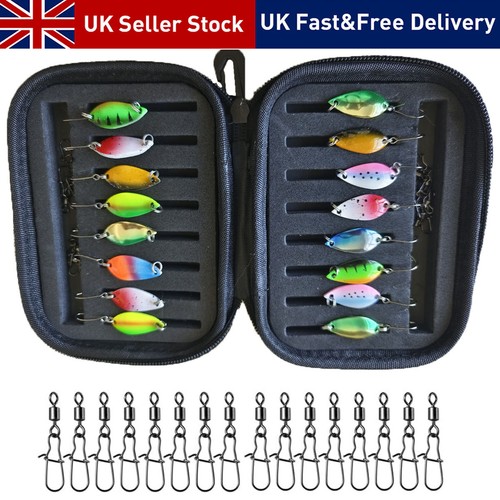 16pcs fishing metal spoons - 16pcs,