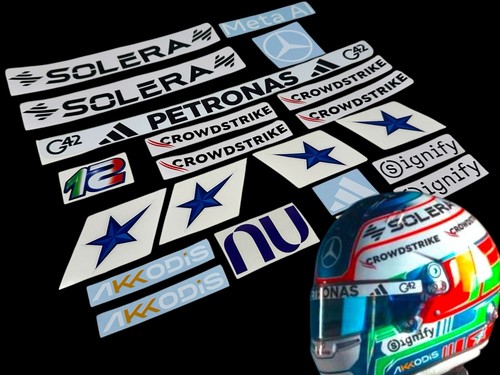 Motorsport helmet sticker set - motorsport,