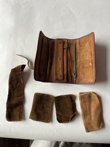 Vintage brown suede - vintage, leather