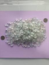 300g -  Seaham Sea Glass Clear/Sea-foam - Excellent Quality Small 1cm or Below