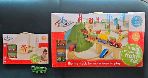 Carousel mega wooden city - mega,