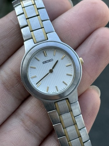 Vintage seiko two tone quartz - tone,