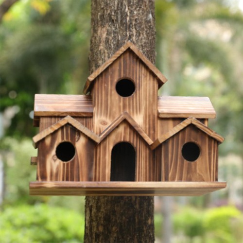 Hangable bird house for - hangable,