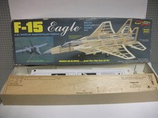 BOXED  GUILLOW BUILD N SHOW F-15 EAGLE U.S/NATO JET FIGHTER BALSA MODEL KIT