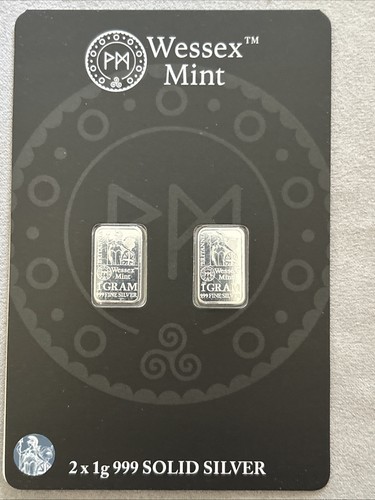 Wessex mint 2x1g - 999, solid