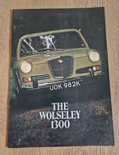 WOLSELEY 1300 MK.II SALOON UK