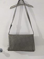 Reiss Leather Grey/Khaki