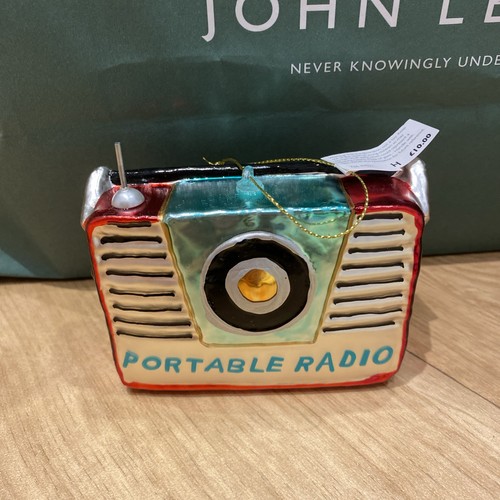 John lewis portable radio - john,
