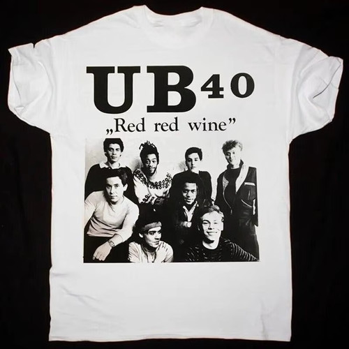 Ub40 band white cotton shirt - band,