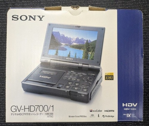 Sony hd700 hdv minidv video - gv-hd700,
