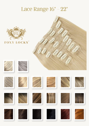 Foxy locks lace wefted clip - locks,