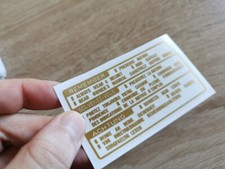 Honda VF/VFR/CBR/GL/XBR500/CBR900RR fuel tank decal stickers stickers ステッ�