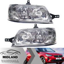 Headlights Fits Fiat Ducato Van 2002-2007 Headlamps Pair Drivers & Passenger