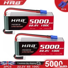 2x 6S 22.2V 5000mAh LiPo