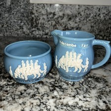 Dartmouth Widdicome Fair Jug And Sugar Bowl Excellent Condition