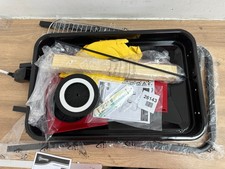 Outsunny Folding Charcoal BBQ Trolley With Two Wheels - Red/Black - 01-0559