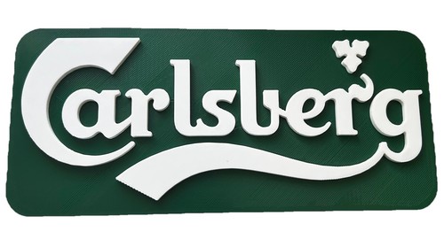 Carlsberg style wall sign - style, –