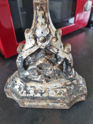 Cast iron door stop - door,