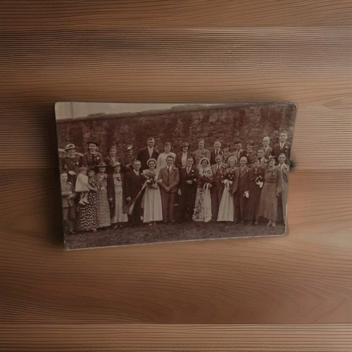Vintage social history wedding - vintage,