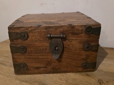 Vintage Wooden Square Storage