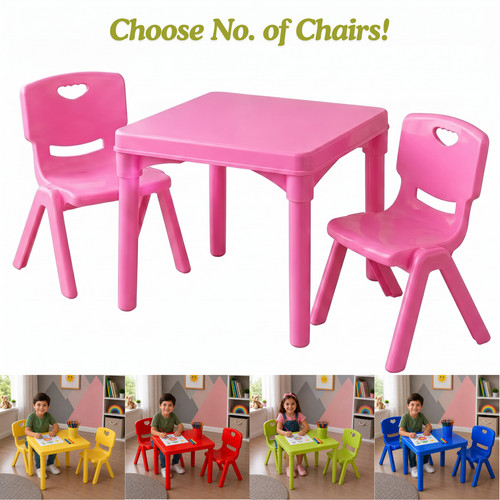 Kids table chair set - &, |