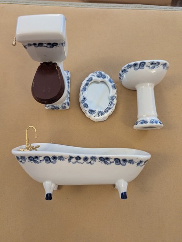 Dollshouse ceramic bathroom - bathroom, 4