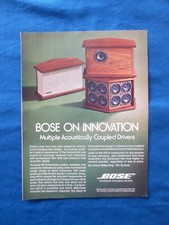 Bose 901 Speakers Magazine Ad