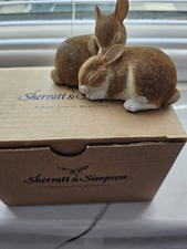 Vintage Sleeping Bunny Rabbit