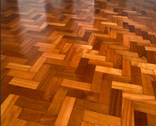 Beautiful Mahogany parquet  flooring
