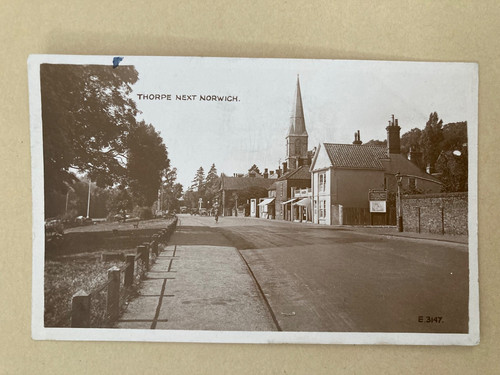 Postcard thorpe norwich - rp,