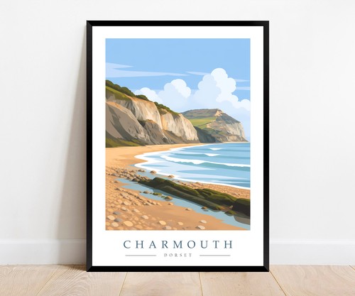 Charmouth coastal art travel - charmouth,