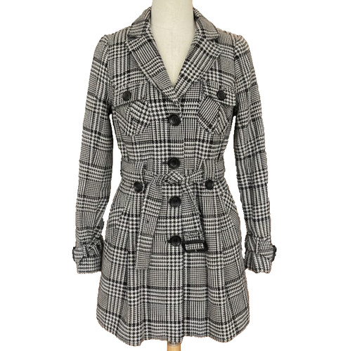 Forever houndstooth belted - houndstooth,