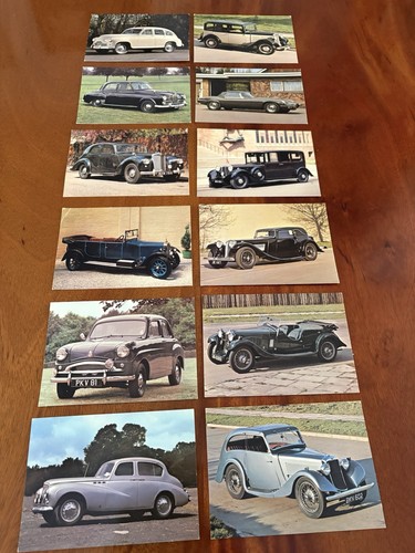 Postcards vintage cars - postcards,