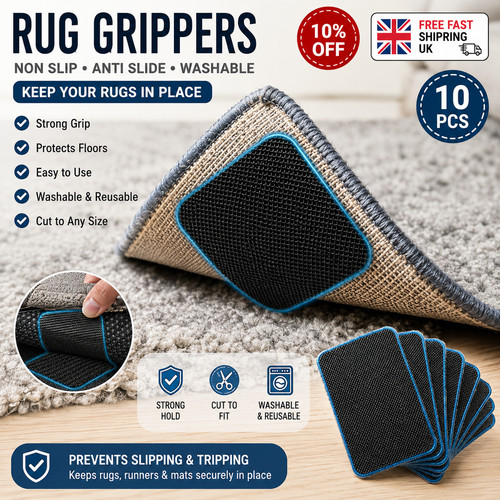 Rug gripper for carpets non - gripper,