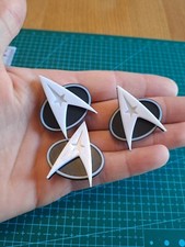 Star Trek Logo Button Token - Star Trek memorabilia - 3d Printed - Sci-Fi