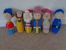 noddy & friends skittle ( no ball ) soft toys
