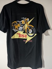 Vintage BSA Golden Flash Motorcycle  T-shirt Size M  650 Norton Motors Ltd 1989 