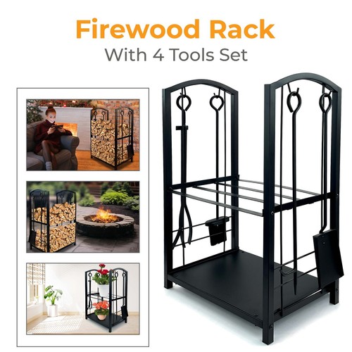 Firewood tier rack log - firewood,