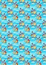 SQUIRTLE Birthday Gift Wrap -