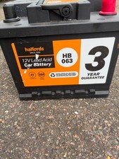 Halfords HB063 Car Battery 12V 41AH 360CCA